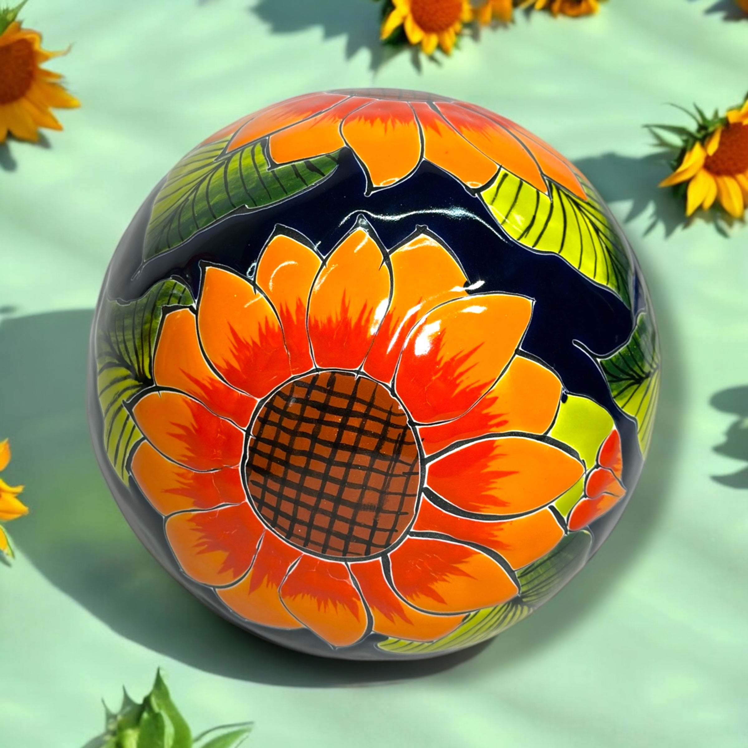 8 Sunflower Themed Sphere El Bazar Azteca 8-sunflower-themed-sphere-el-bazar-azteca